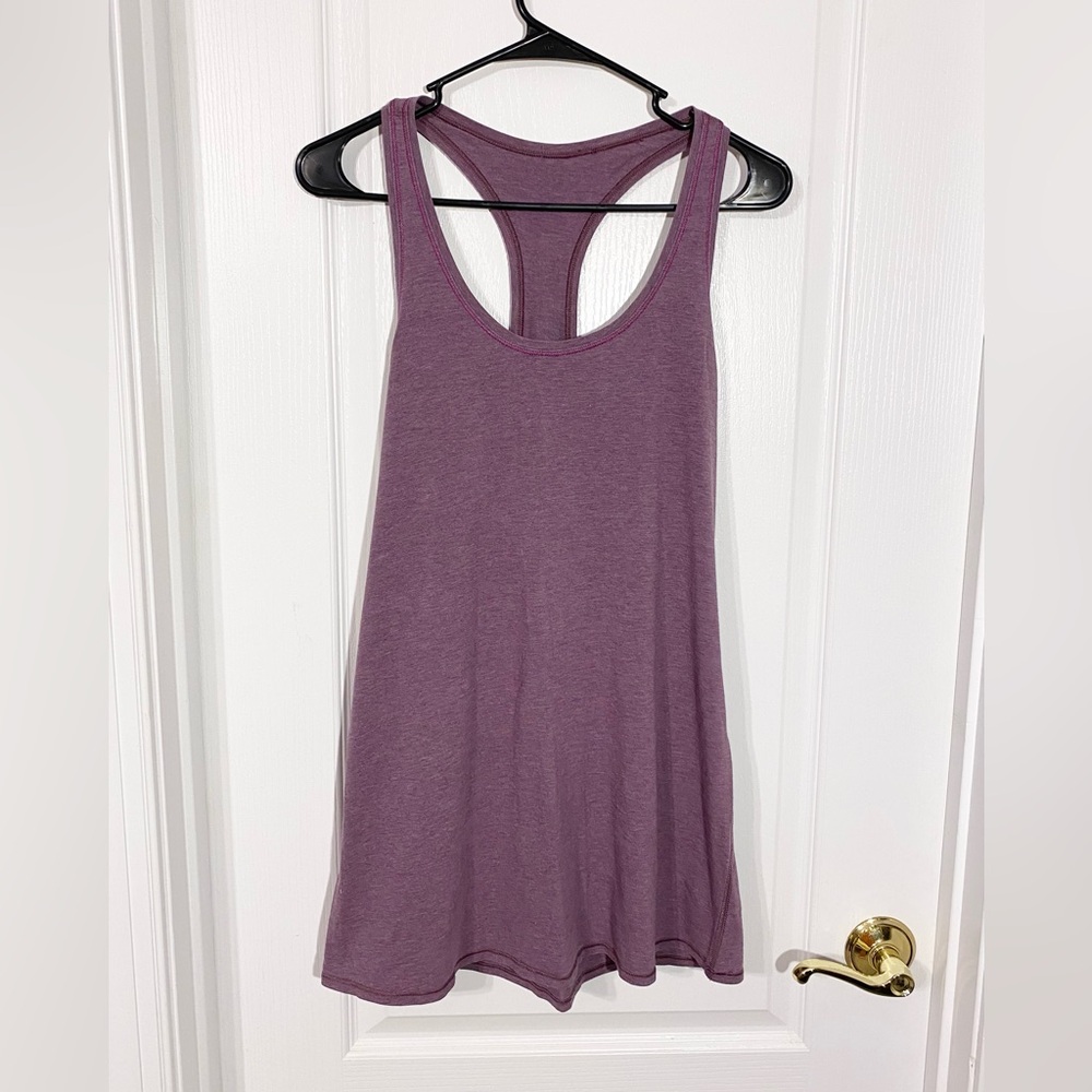 Lululemon Purple Racerback Active Tank Top Size Medium
